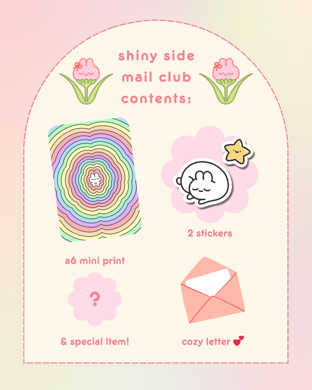 shiny side mail club | monthly snail mail club