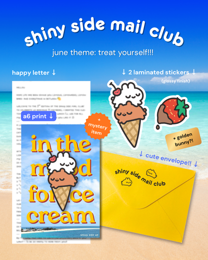 shiny side mail club | one-month mail club