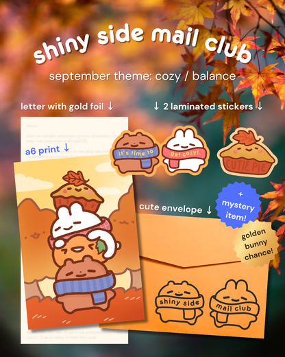 shiny side mail club | monthly snail mail club