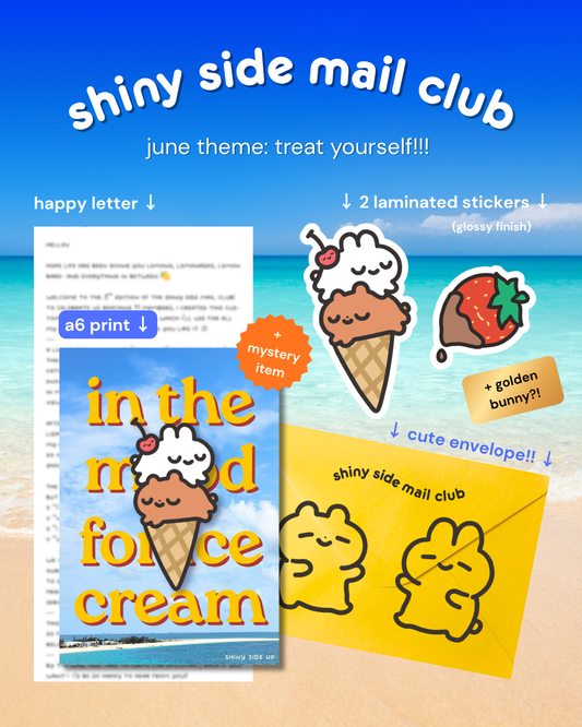 shiny side mail club | monthly snail mail club