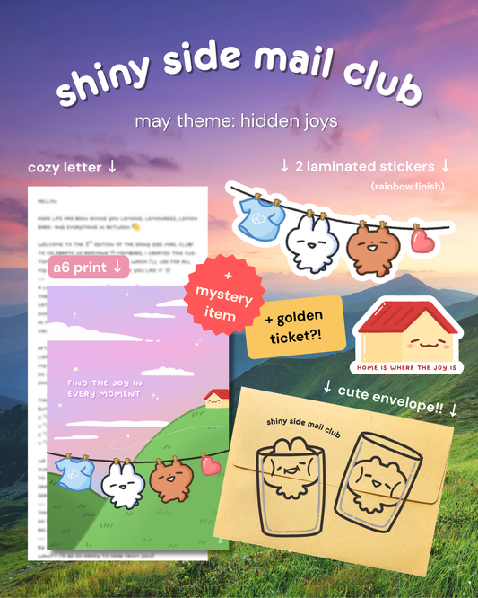 shiny side mail club | monthly snail mail club
