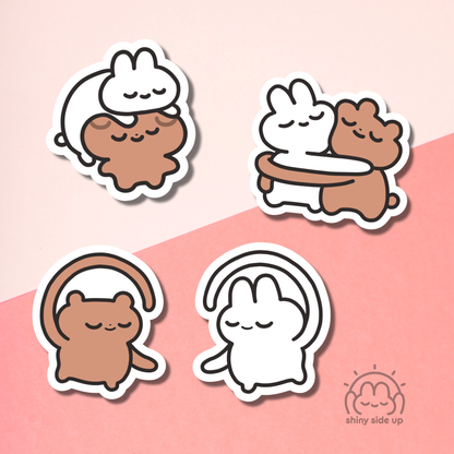 Bunny & Bear Love - Stickers