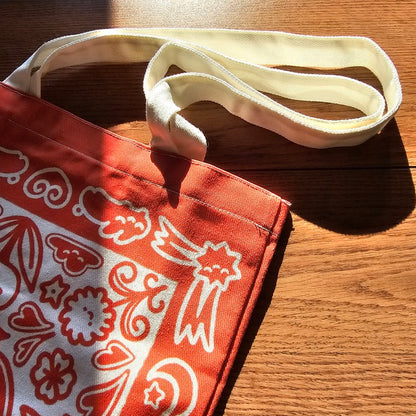 Red Heart Bunny - Tote Bag