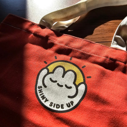 Red Heart Bunny - Tote Bag