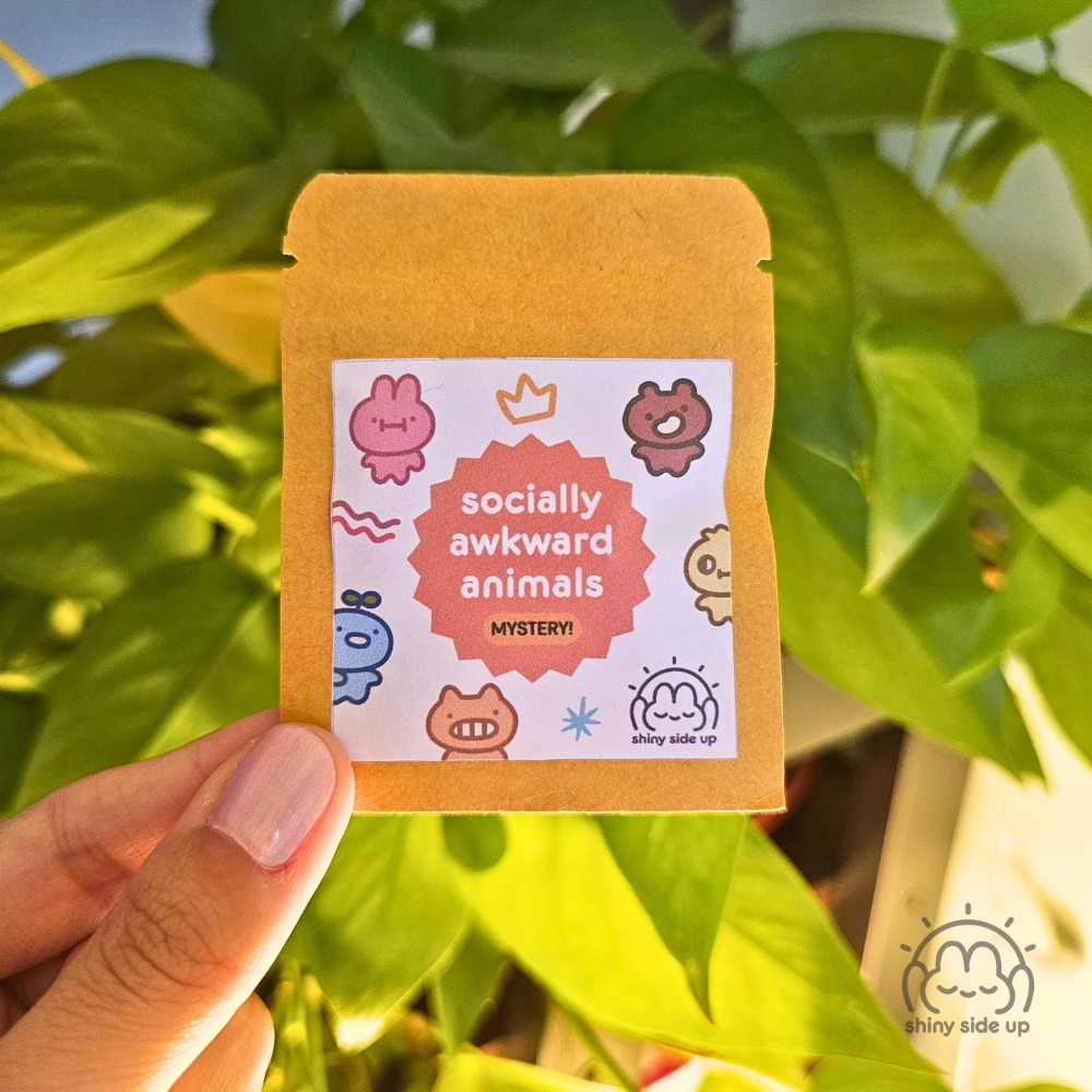 Socially Awkward Animals Series - Acrylic Keychain