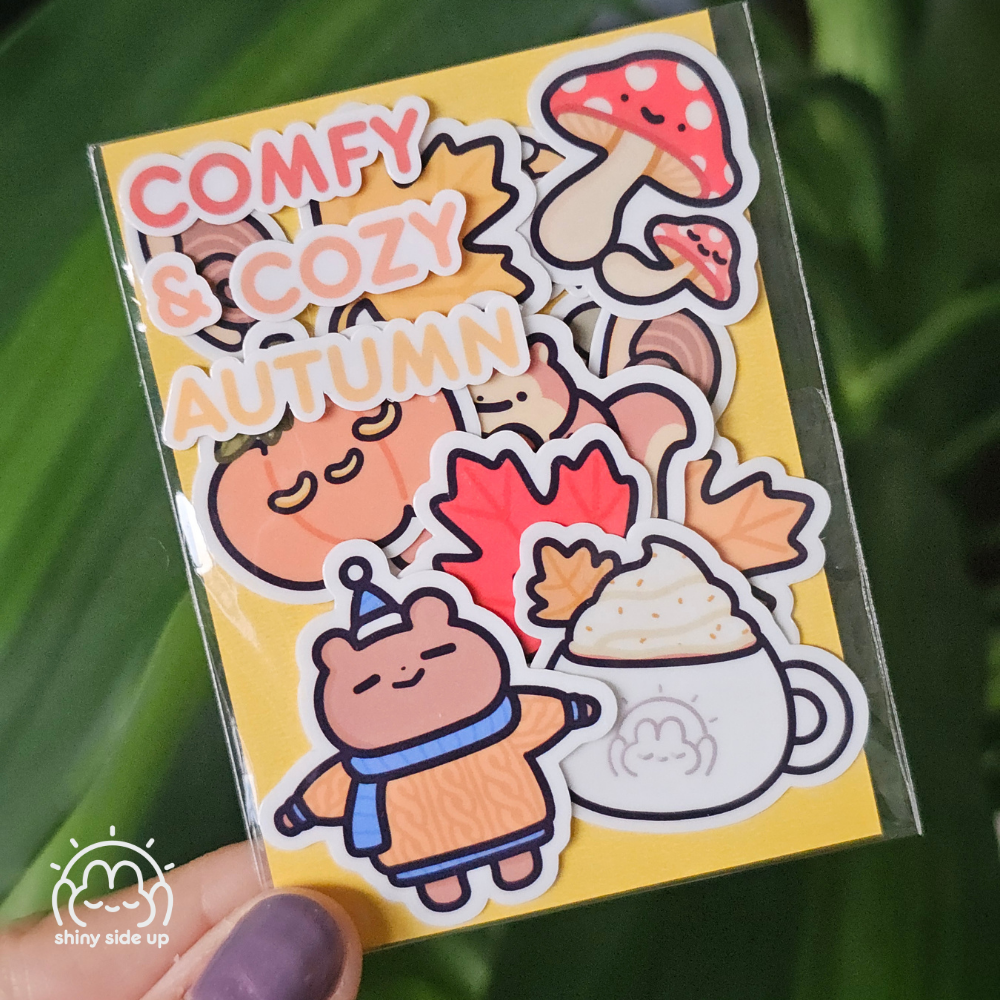 kawaii friends sticker pack