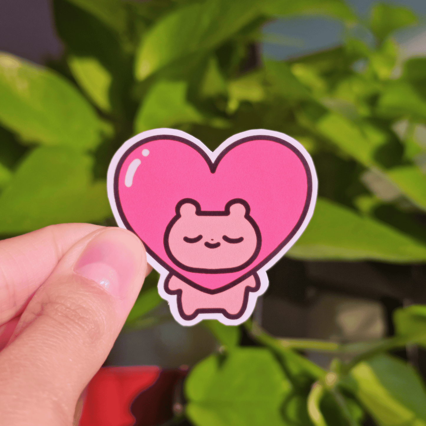 Heart Bear - Sticker