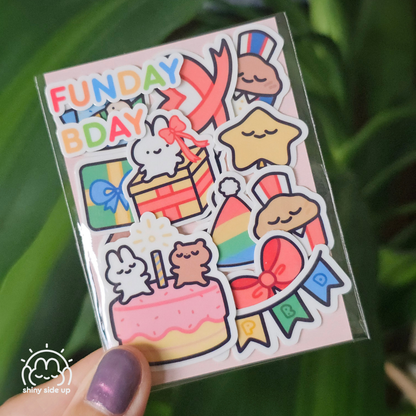 kawaii friends sticker pack