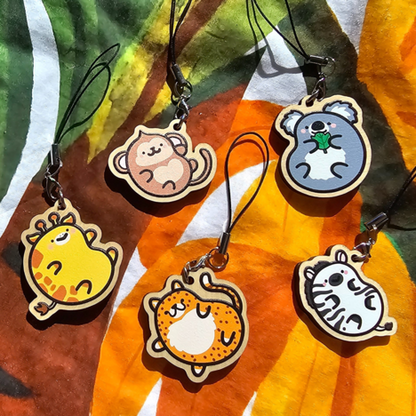 Safari Beans Series - Wooden Keychain