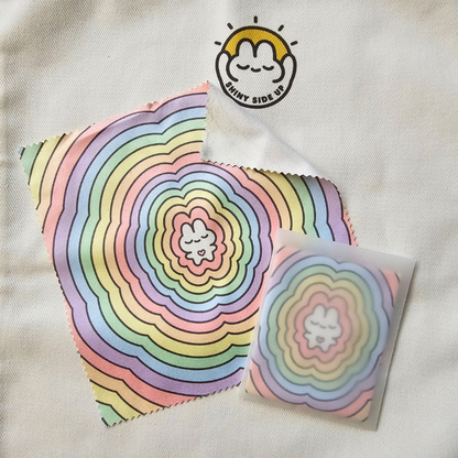 Bunny Radiating Love - Microfiber Cloth
