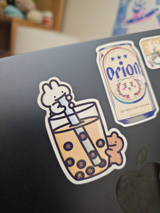 Lucky Bubble Tea- Sticker