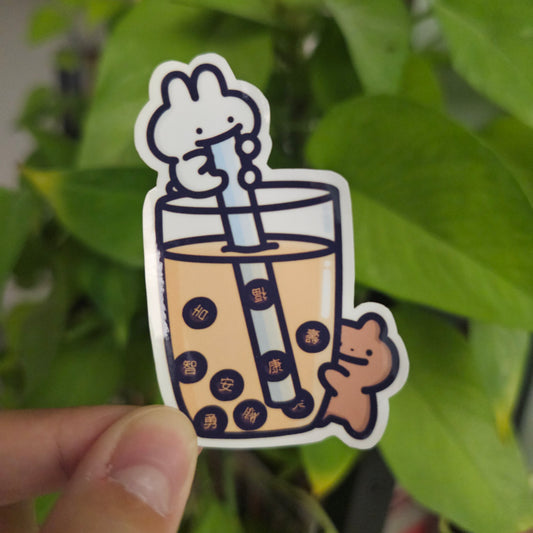 Lucky Bubble Tea- Sticker